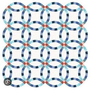 Double Wedding Ring Quilt Template Pattern Set Vintage Acrylic Template Classic